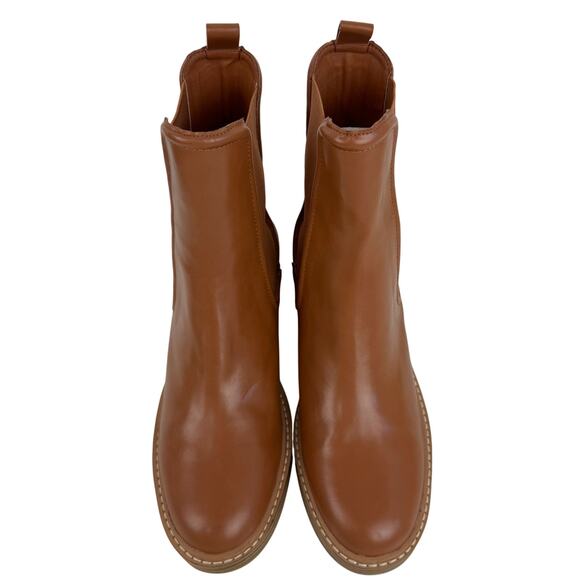 STEVEN NEW YORK‎ CABELL CHELSEA PULL ON BOOTS IN TAN NWOB WOMEN'S SIZE 8.5M - Picture 3 of 12